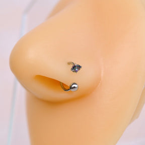 Smiley Nose Pin Nose Piercing