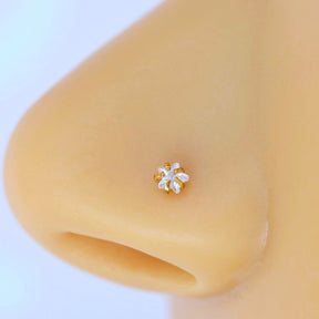 Star Solitaire Nose Piercing 3mm