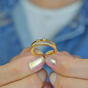 Adjustable Vintage Ring Knuckle Joint  Gold Ring Silver Ring Cute Ring Women Ring