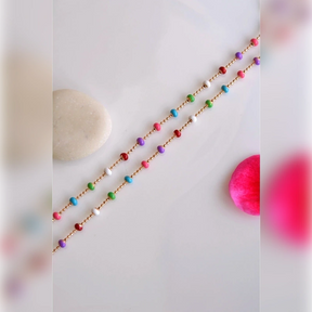 Colourful Beaded Necklace Women's Necklace