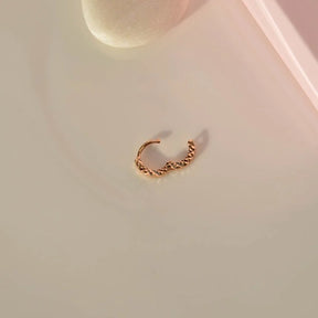 Laser Cut Gold Model Ring Tragus Helix Cartilage Piercing 6 mm