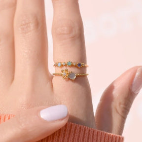 Flower Ring Adjustable Vintage Ring Knuckle Joint  Gold  Cute Ring Women Ring Gemstone Ring