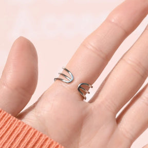 Moon and Star Ring Adjustable Vintage Ring Knuckle Joint  Gold Ring Silver Ring Cute Ring Women Ring Gemstone Ring