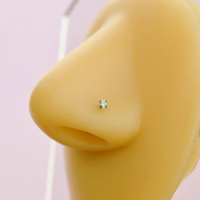 Solitaire Nose Piercing 2mm