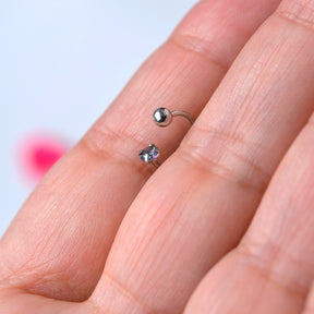 Smiley Nose Pin Nose Piercing