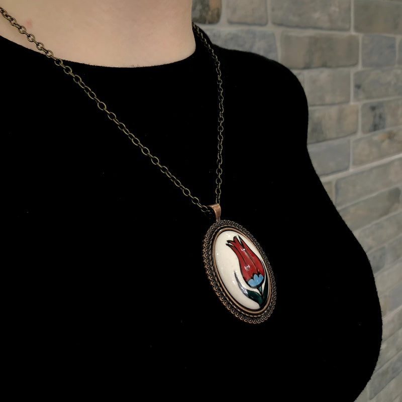 Gonca Ceramic Necklace -1