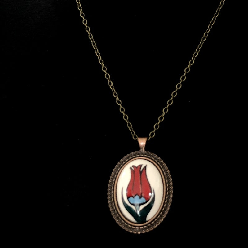 Tulip Ceramic Necklace