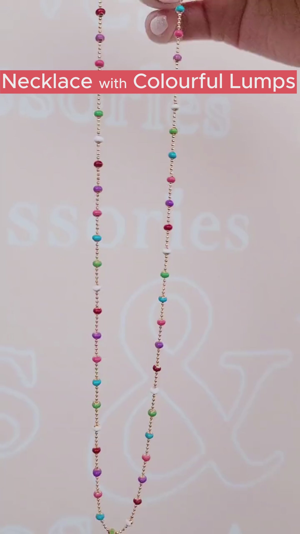 Colourful Beaded Necklace Women's Necklace